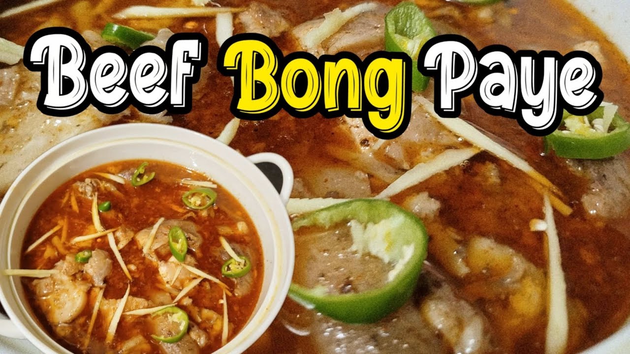 Bong payee recipe | commercial style paya recipe by flavours by noor