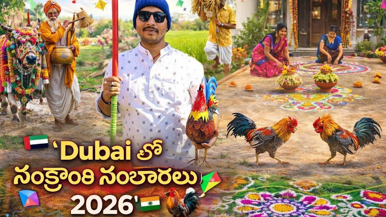 🇦🇪Dubai లో అద్భుతమైన సంక్రాంతి సంబరాలు 2026 🌾 | Aashiyana Farm Sankranth Celebrations |#telugushorts
