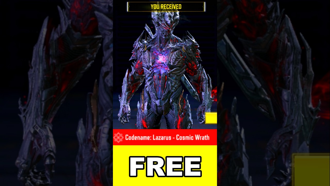 FREE MYTHIC LAZARUS 🤯 COD MOBILE