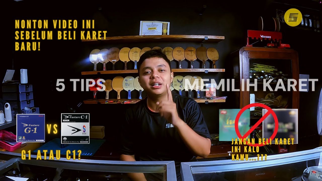 5 Tips Memilih Karet Tenis Meja