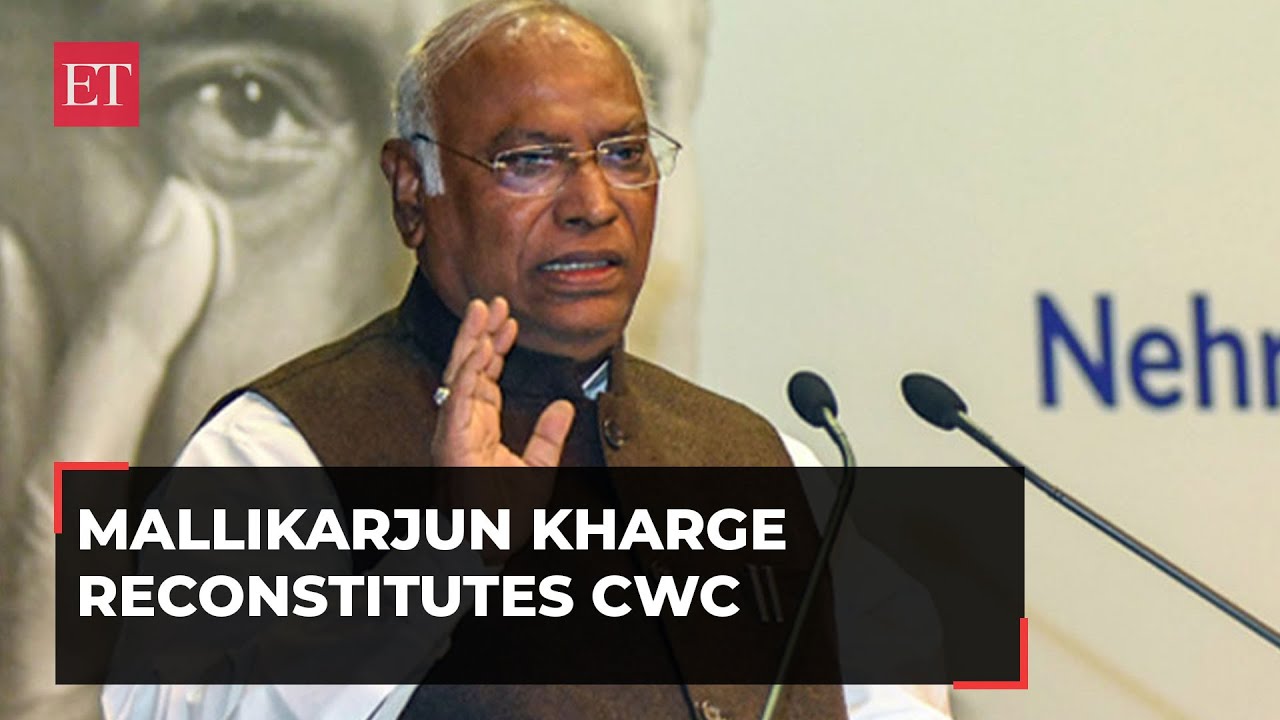 Mallikarjun Kharge reconstitutes Congress Working Committee; includes Sachin Pilot, Shashi Tharoor