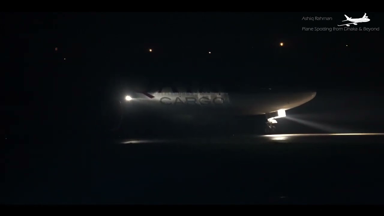 B777 & A350 Night Landing at Dhaka Airport