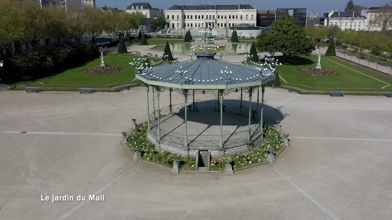 Angers vu du ciel pendant le confinement
