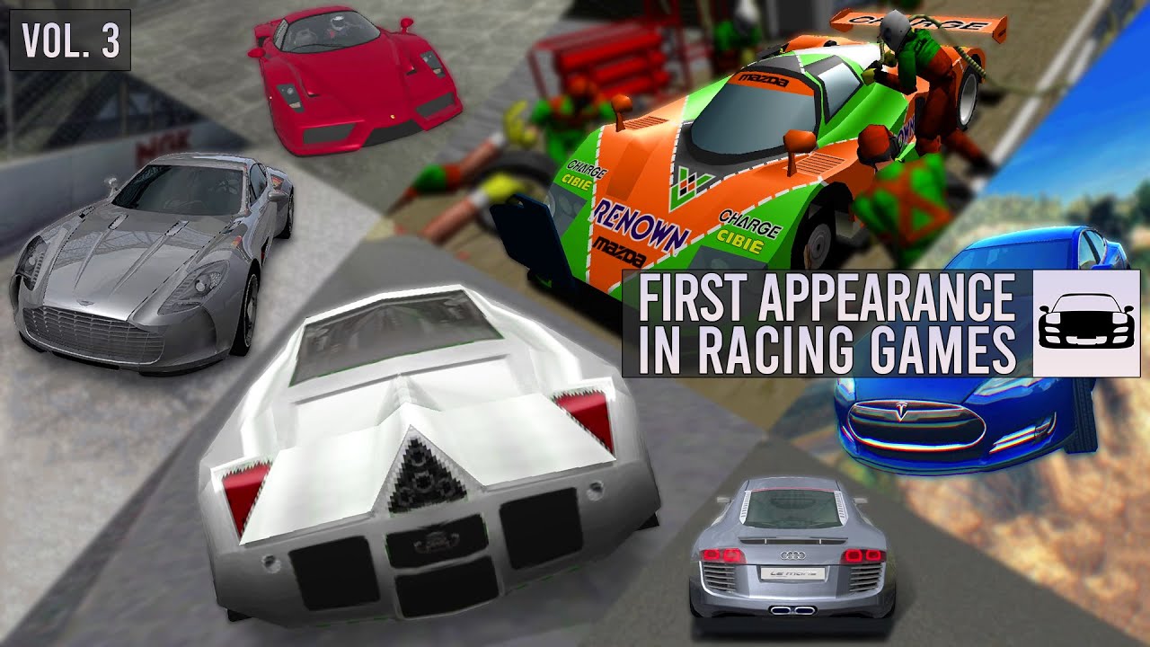 First Appearance of Cars in Racing Games (Volume 3)