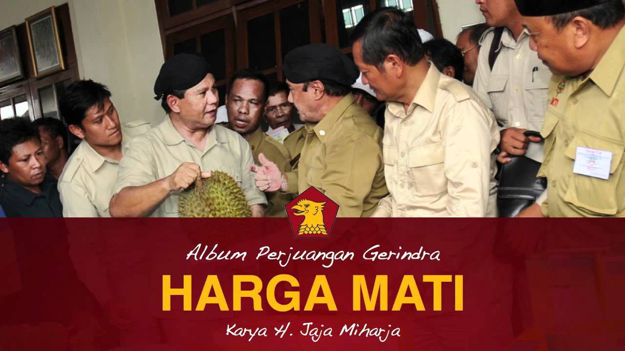 Dangdut Gerindra: Harga Mati oleh H. Jaja Miharja