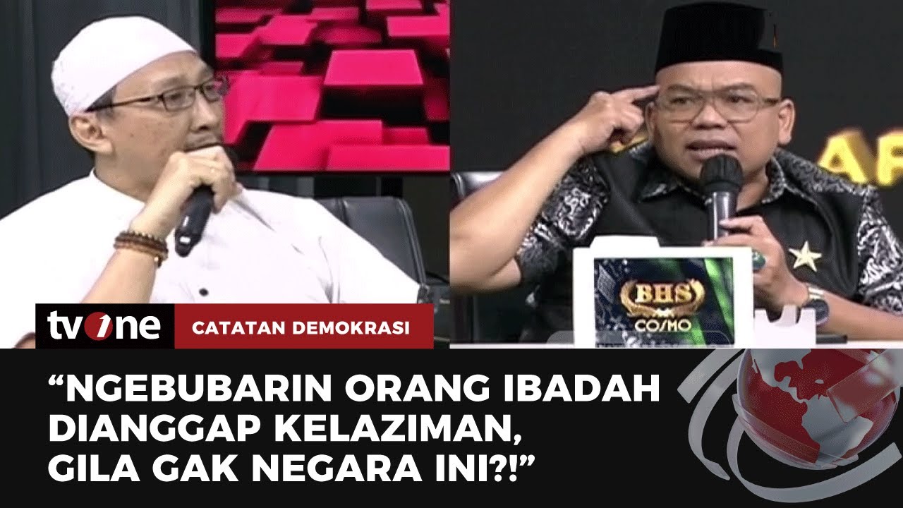 Menggebu-Gebu, Abu Janda: Jangan Pake Alasan Izin Untuk Mempersekusi Ibadah Non Muslim | tvOne