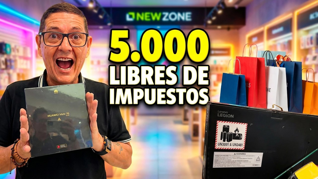 ¡Mira todo lo que compré sin impuestos en New Zone!