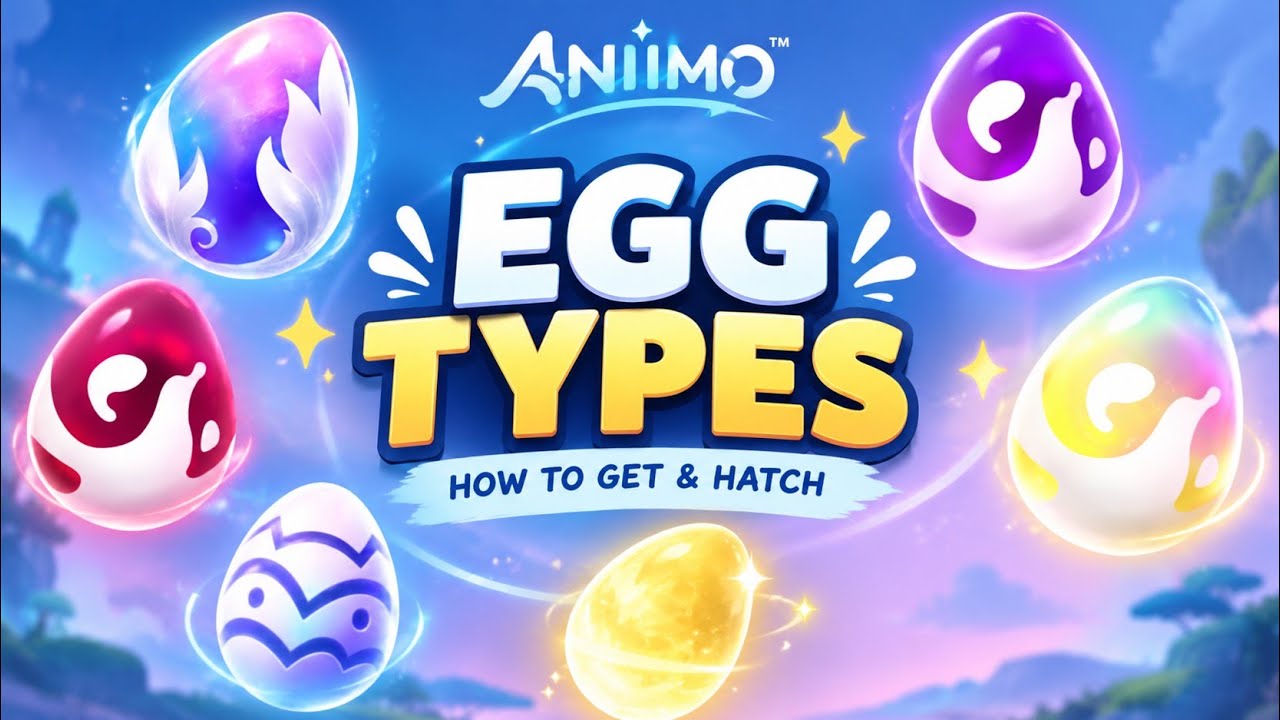 🥚 ALL EGG TYPES in Aniimo EXPLAINED! | How to Get & Hatch Eggs #aniimo #eggs #guide 