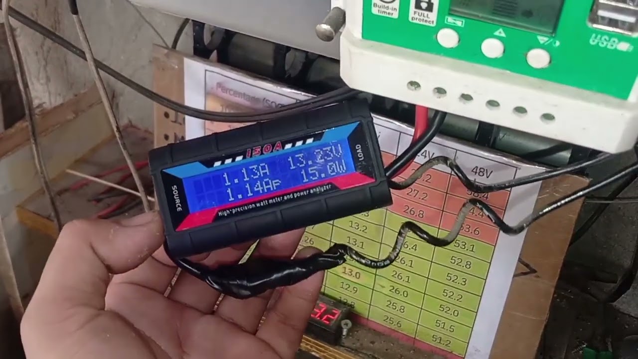 SOLAR PANEL TO DC WATT METER CONNECTION | Very Easy