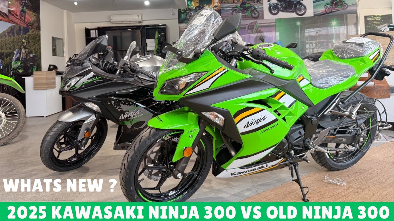 2025 Kawasaki Ninja 300 With New Headlight and Zx10r Windshield 🔥