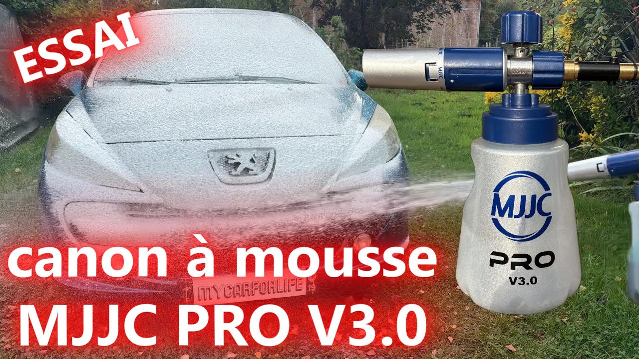 Le nouveau canon à mousse MJJC PRO V3.0: vous allez économiser du moussant 👍