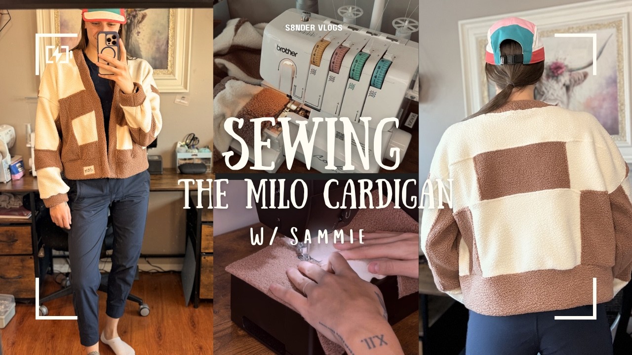 Sewing the Milo Cardigan From Left Over Fabric!