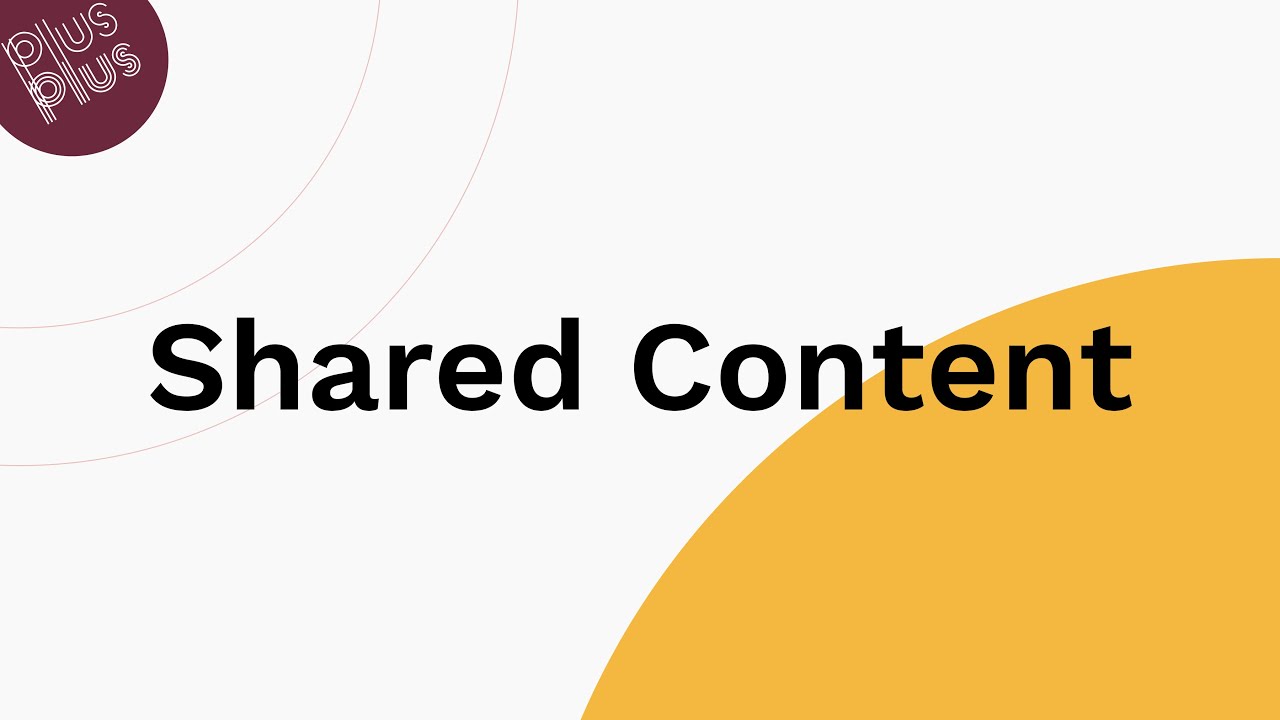 Channels - Shared Content