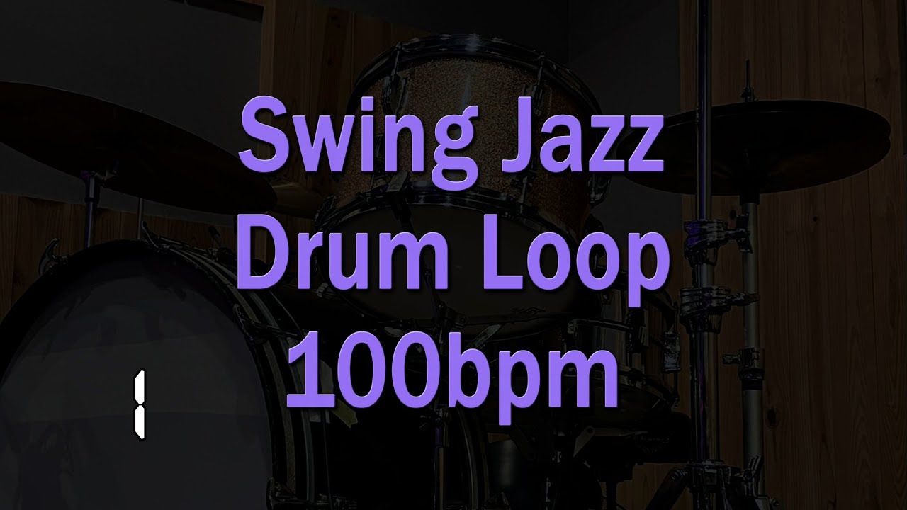 Swing Jazz Drum Loop - 100bpm