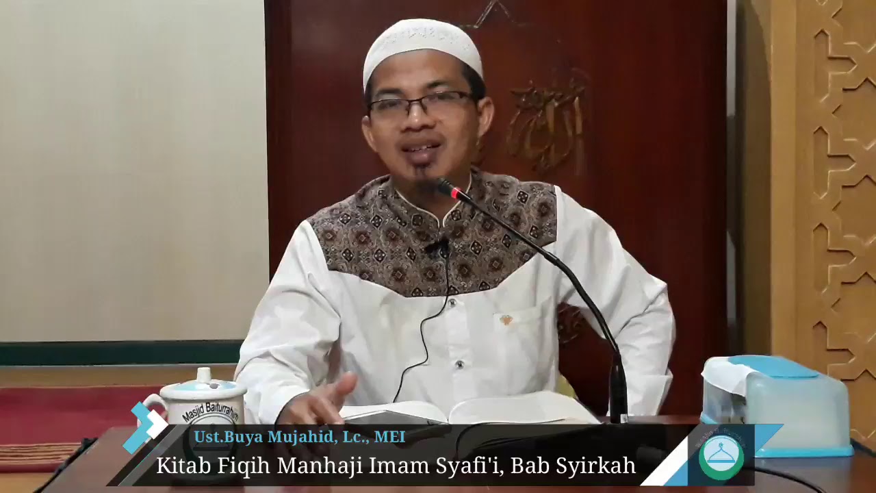 Kitab Fiqih Manhaji Imam Syafi'i, Bab Syirkah