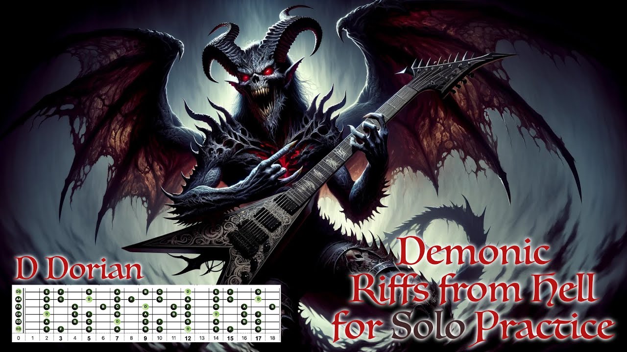 Metal Guitar Backing Track in D Dorian - 140 bpm | D Standard Tuning