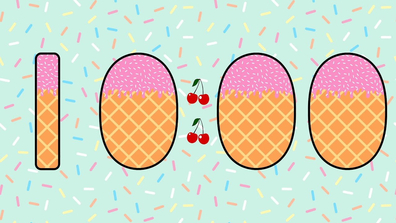 10 Minute Ice Cream Timer with Sprinkles