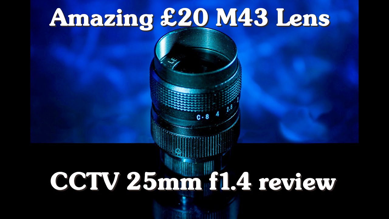 Amazing value lens for M43 Camera CCTV 25mm lens