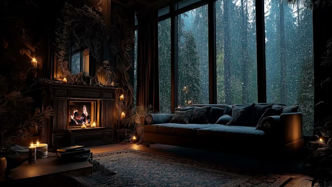 Forest Rain (3 Hours) 🌲 Peaceful Sleep & Stress Relief