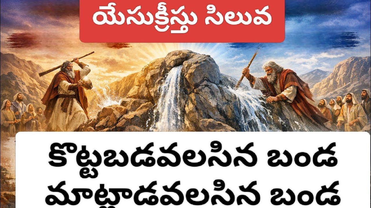 కొట్టబడవలసిన బండ – మాట్లాడవలసిన బండ(నిర్గమకాండము 17 & సంఖ్యాకాండము 20 ఆధారంగా)| #biblemission Mumbai