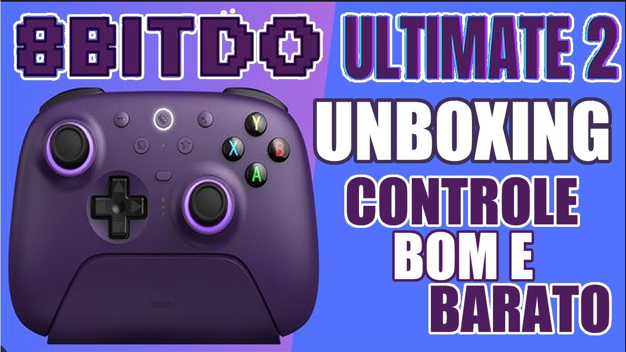 8BITDO ULTIMATE 2 - UNBOXING SEM FRESCURA