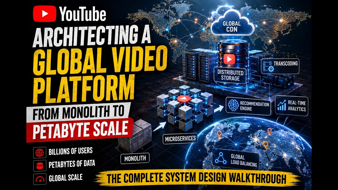 Inside YouTube&rsquo;s INSANE Architecture 🤯 | Scaling to Petabytes