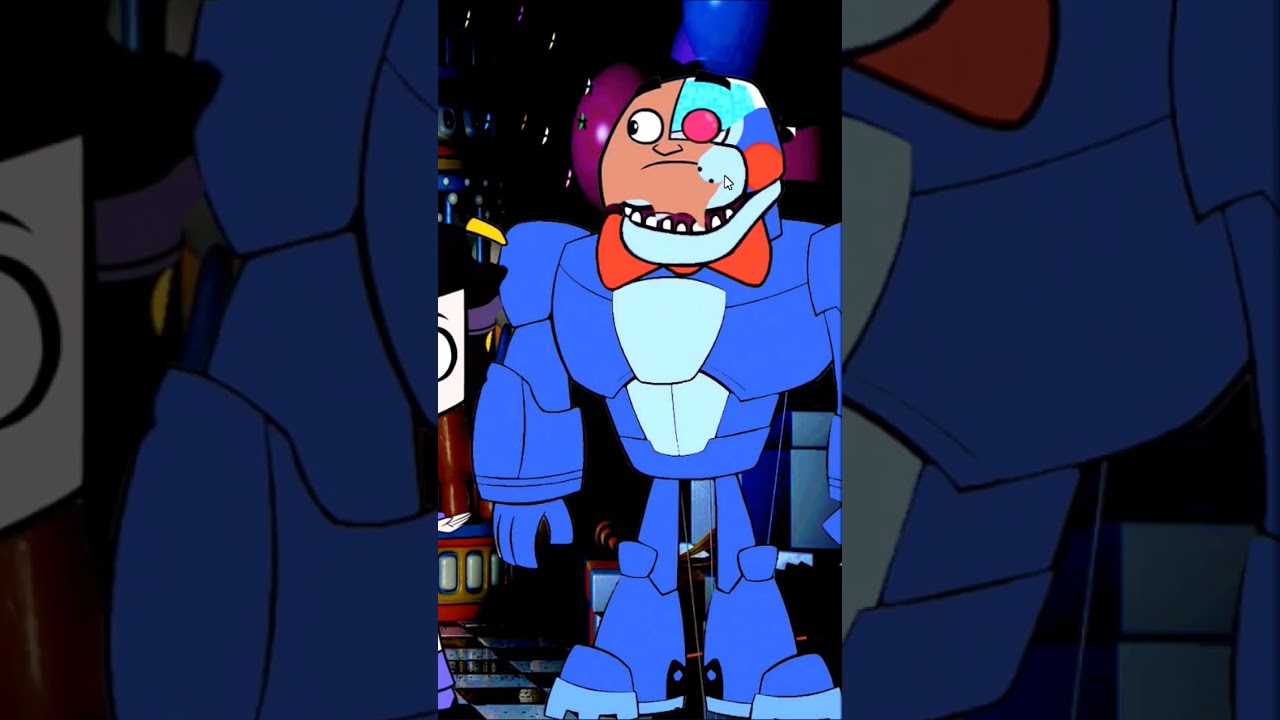 Teen Titans Go! transforms into Five Nights At Freddy's characters - SETC 
