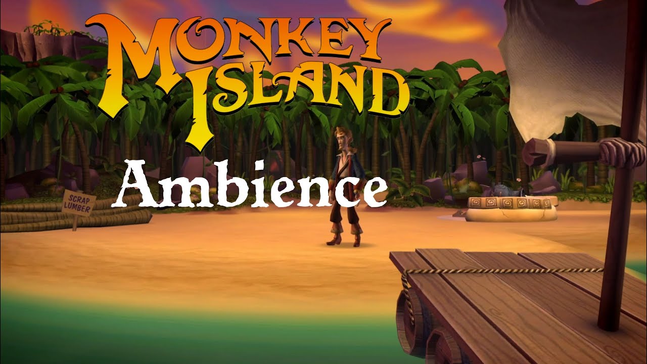 Monkey Island 5 - Spoon Isle - Beach Ambience (1hr)