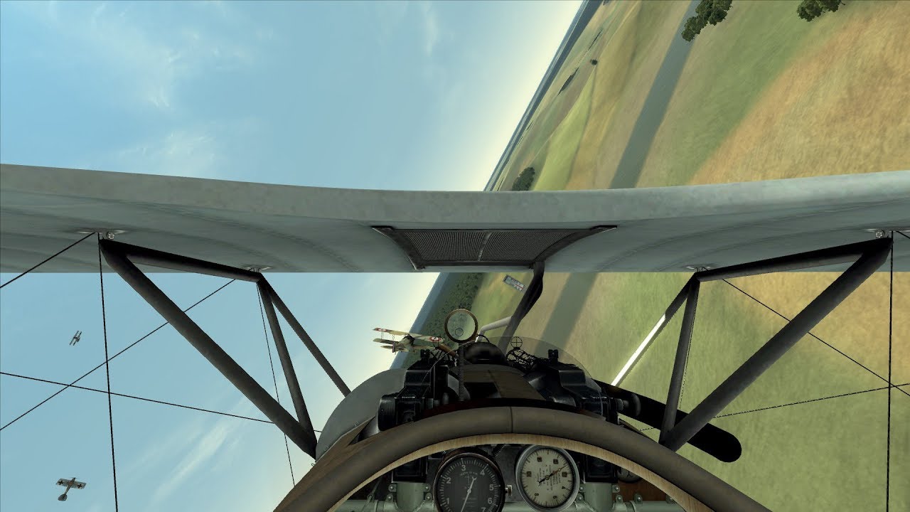 Albatros D.II Late vs SPAD VII (180 л.с.) (Rise of Flight)