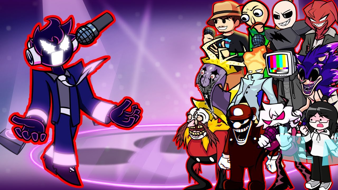 FNF- Singularity But Every Turn Different Character Sing It🎤(Every Turn a Different Character Sings)