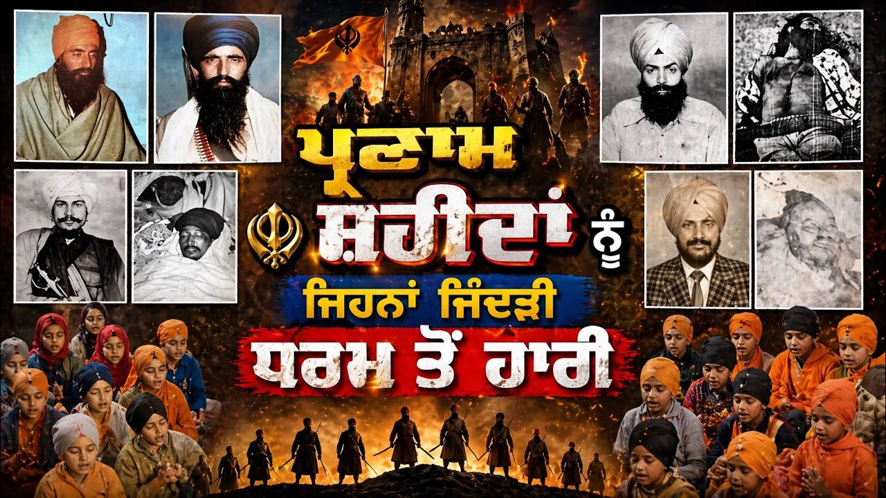 ਪ੍ਰਣਾਮ ਸ਼ਹੀਦਾਂ ਨੂੰ ਜਿਹਨਾਂ ਜਿੰਦੜੀ ਧਰਮ ਤੋਂ ਵਾਰੀ 🙏