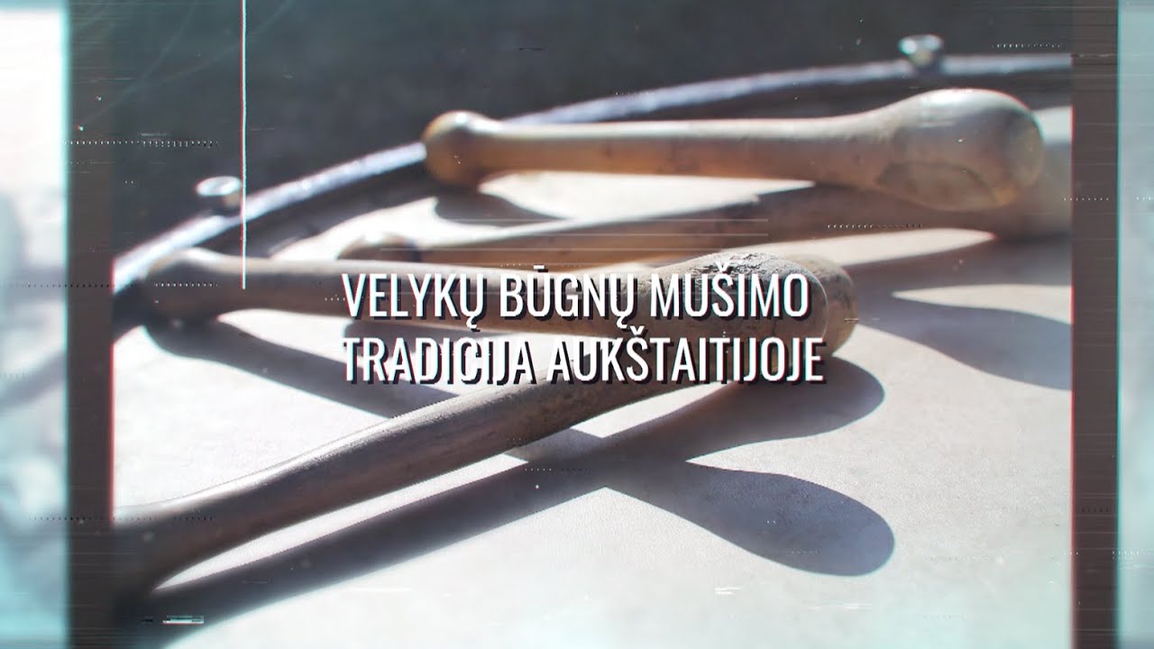 Velykų būgnų mu&scaron;imo tradicija Auk&scaron;taitijoje