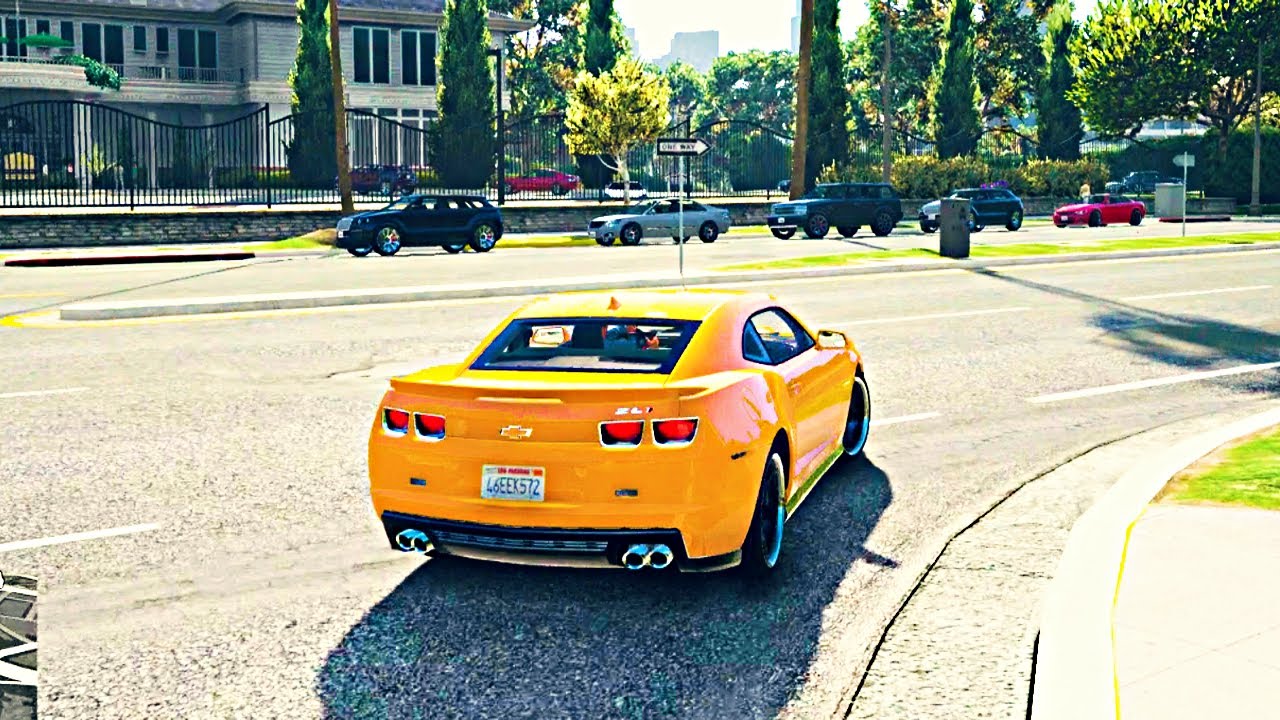 ► GTA 6 REAL LIFE GRAPHICS 2017 CHEVROLET CAMARO INSANE REDUX MOD! GTA V PC GAMEPLAY