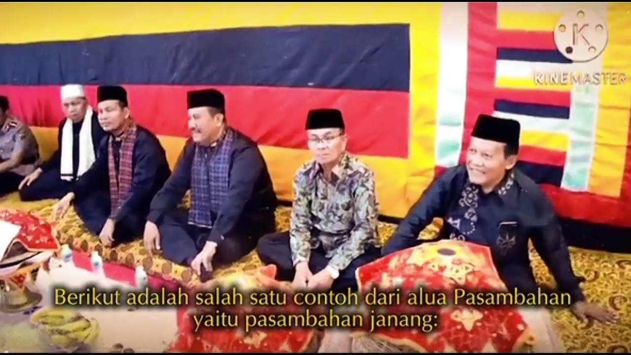 Pidato pasambahan janang 