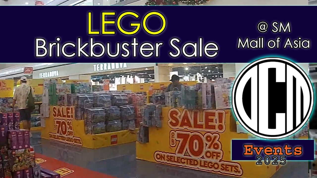 CHEAP LEGOS? [LEGO Brickbuster Sale] @ SM Mall of Asia | The OC Mallrat 2025