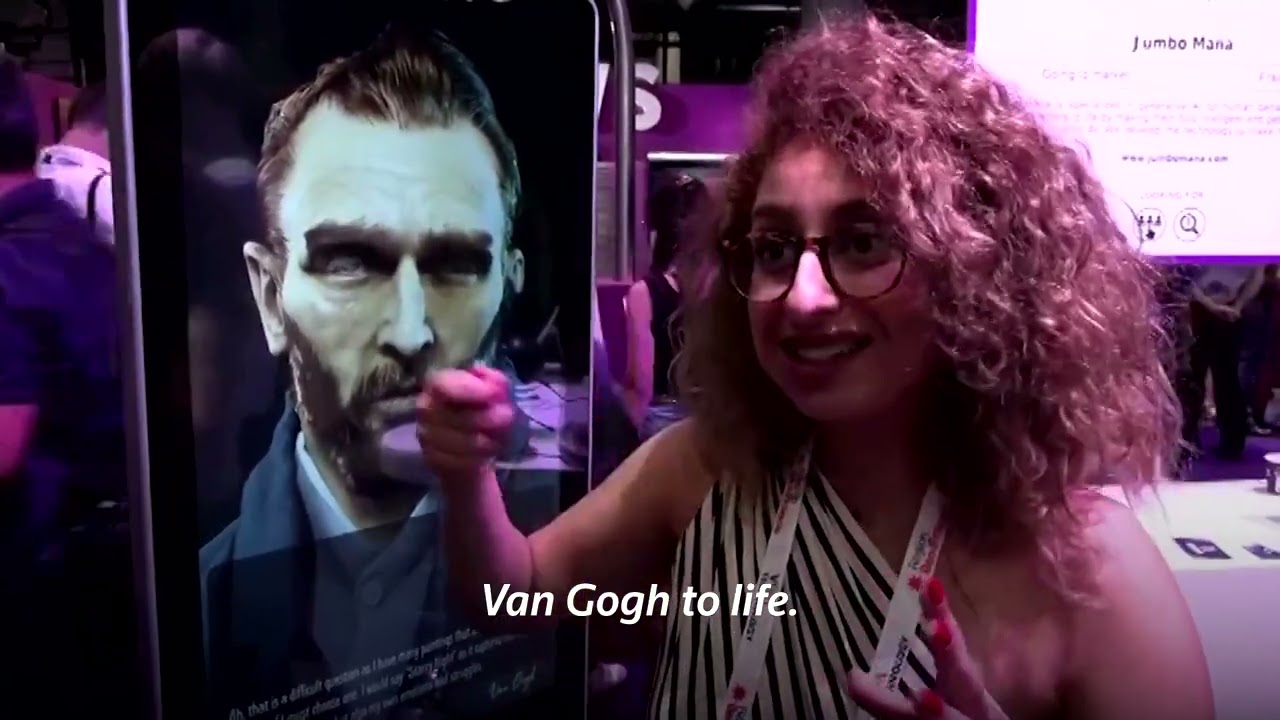 AI Van Gogh among tech on display in Paris