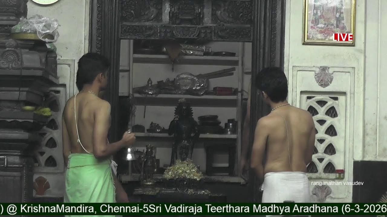 Sri Vadiraja Teerthara Madhya Aradhana (6-3-2026) @ KrishnaMandira, Chennai-5
