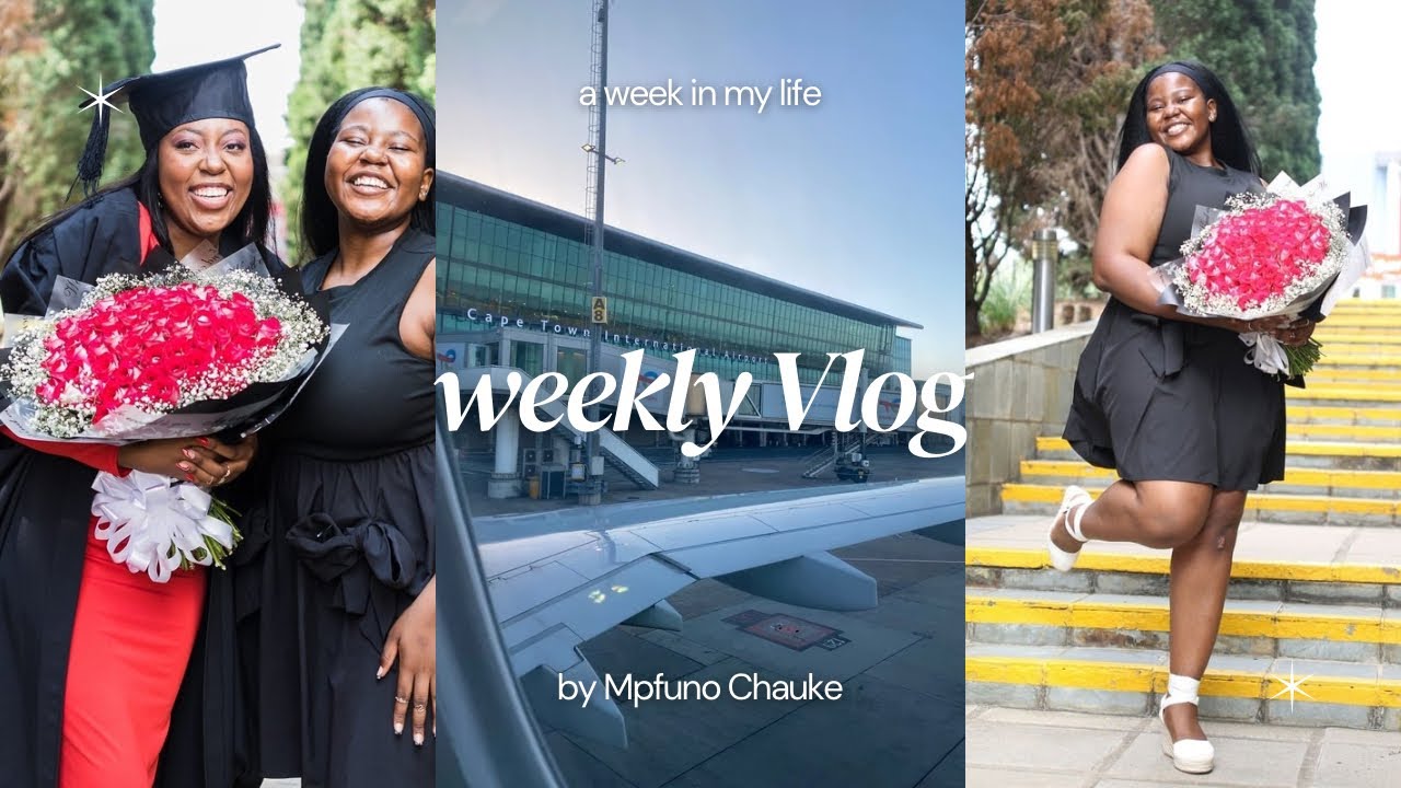 VLOG: TRAVELLING TO JHB FOR MY SISTER'S GRAD DURING UCT TEST WEEK| CELEBRATING 300 SUBBIES|