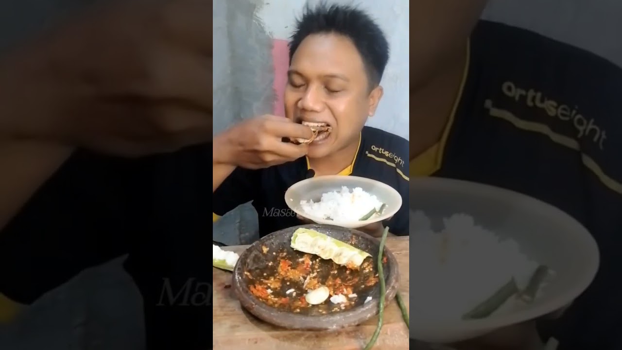 Paling nikmat gigitan pertama , mukbang ikan nila sambal bawang 🔥#mukbang 