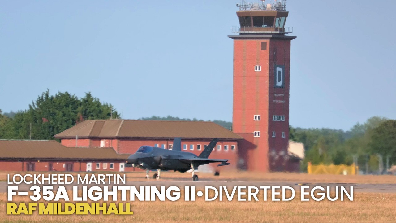F-35's Diverted After F-15 KARMA52 Emergency Landing &bull; RAF Mildenhall