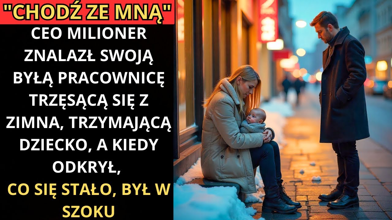 „CHODŹ ZE MNĄ” CEO MILIONER ZNALAZŁ BYŁĄ PRACOWNICĘ Z DZIECKIEM NA MROZIE I ZOSTAŁ W SZOKU