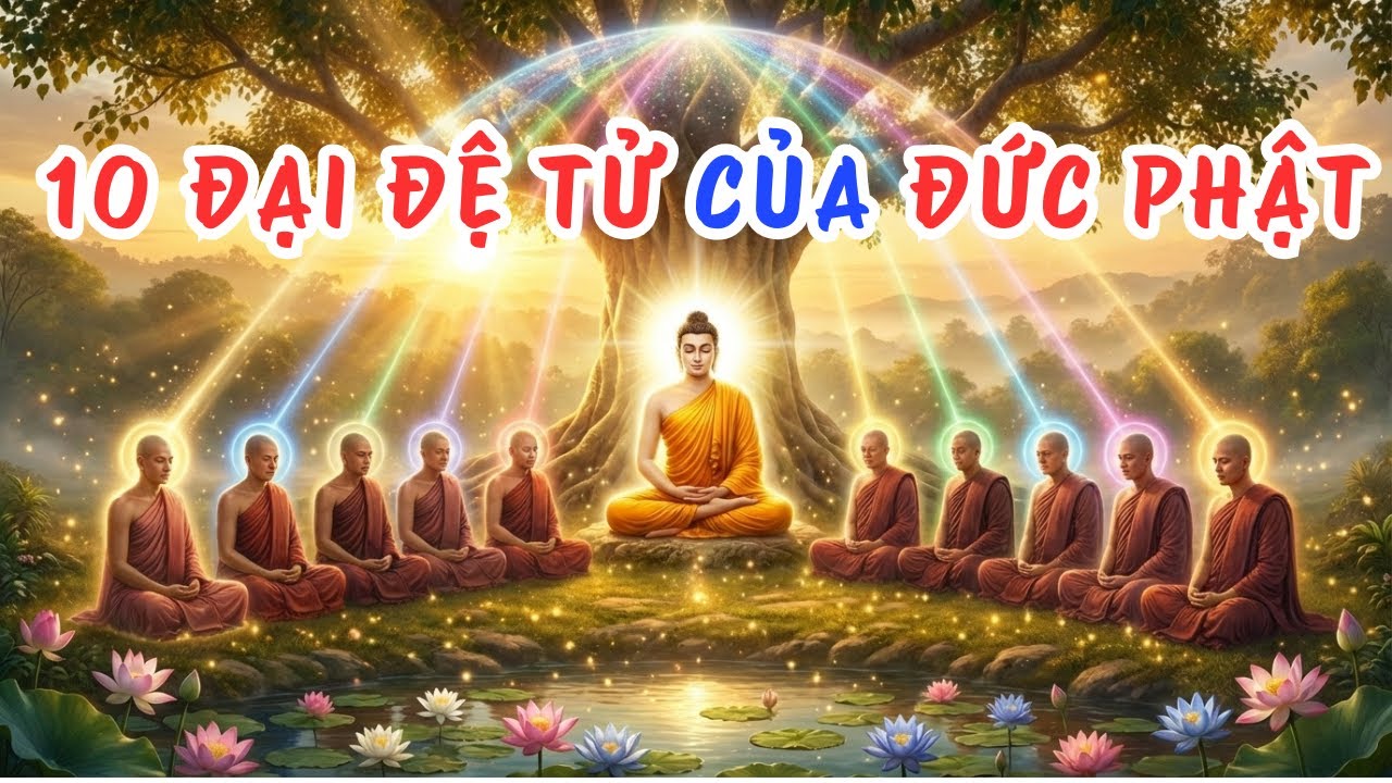 10 ĐẠI ĐỆ TỬ CỦA ĐỨC PHẬT | 10 VỊ THÁNH TĂNG XUẤT CHÚNG VÀ HẠNH NGUYỆN CỦA CÁC VỊ