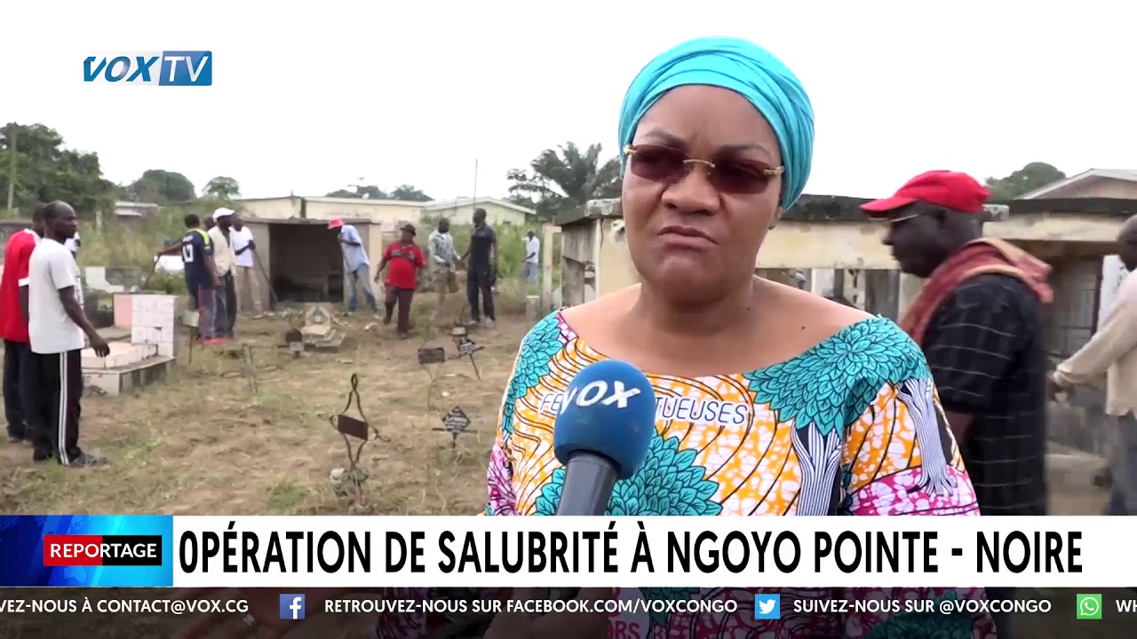 Opération de salubrité à Ngoyo Pointe Noire