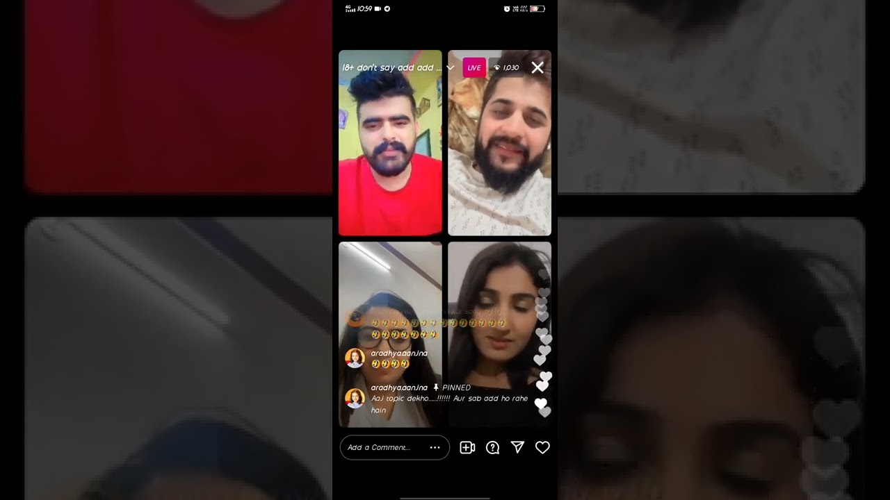 Instagram live sumsa supari and two. marwadi girl