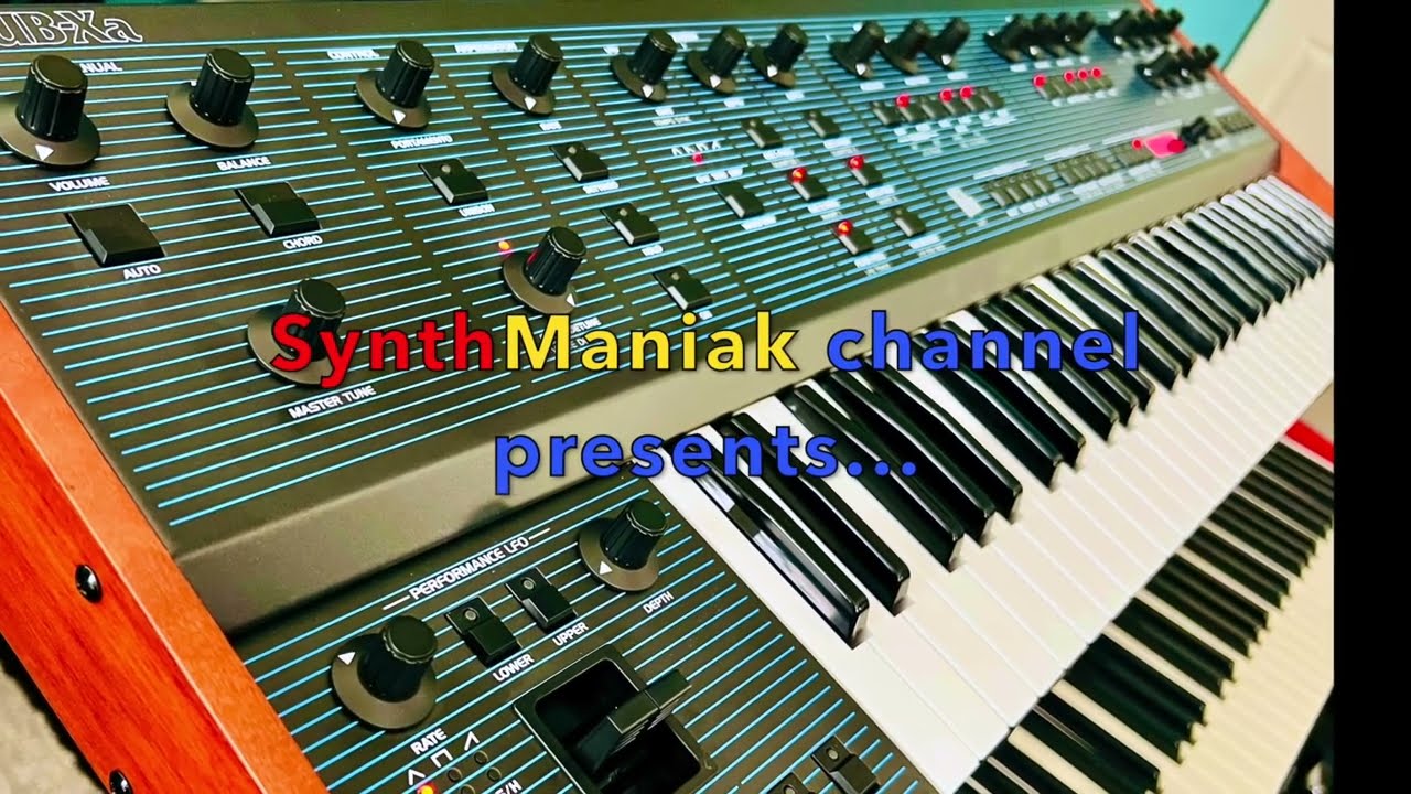 Behringer UB-Xa Synth Sound Patches Demo