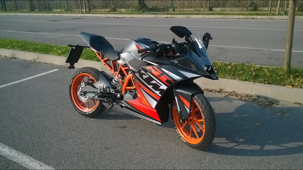 KTM RC 125 PowerParts - original exhaust sound