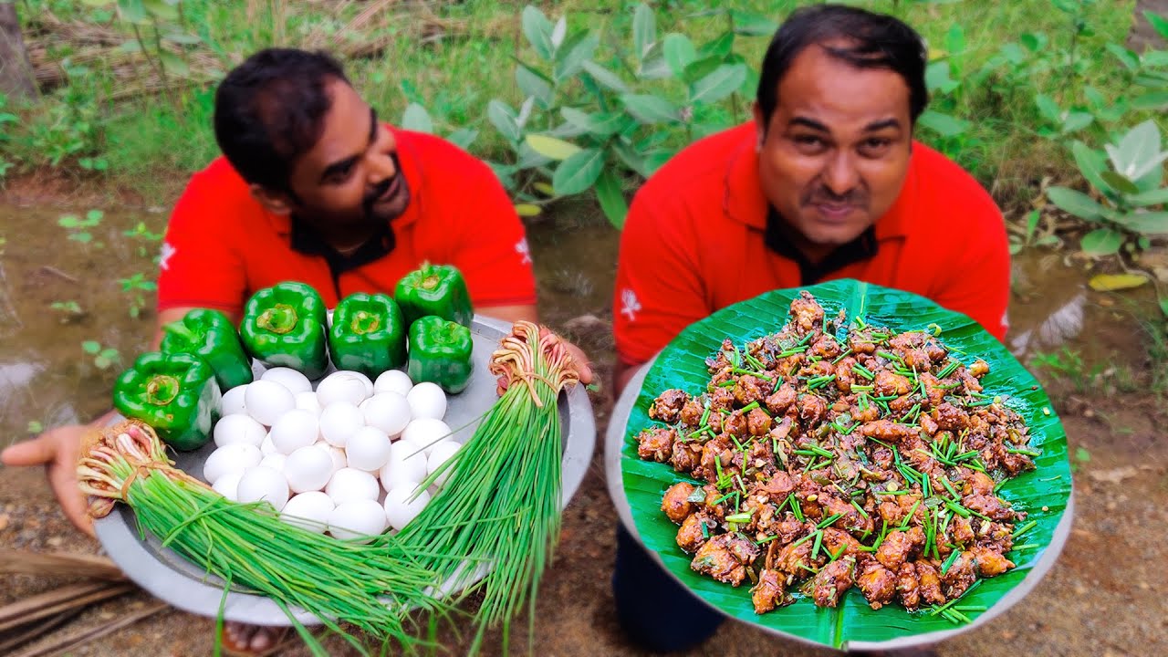 EGG MANCHURIAN | Muttai Manchurian Recepi | Egg Curry Village Style Cooking | World Food Tube