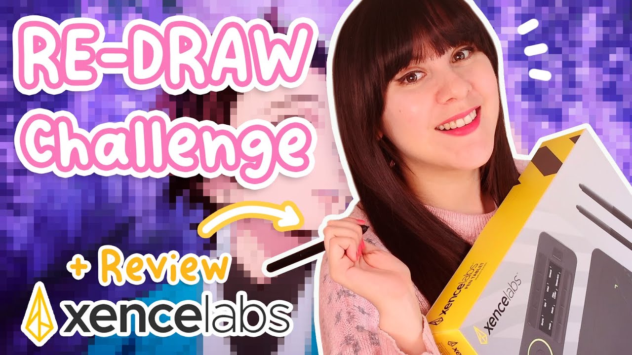 REDRAW CHALLENGE! (Re hago un dibujo con mi estilo 💁‍♀️) #RedrawASDF | @Xencelabs