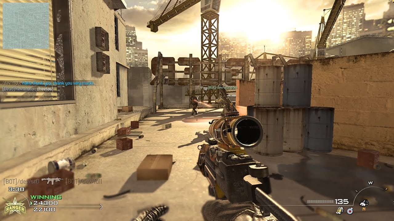 Call of Duty: Modern Warfare 2 (Bot Warfare Mod) TDM gameplay