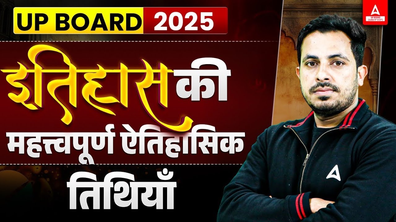 UP Board Class 12 History की महत्वपूर्ण ऐतिहासिक तिथियाँ | UP Board Class 12 History Important Dates